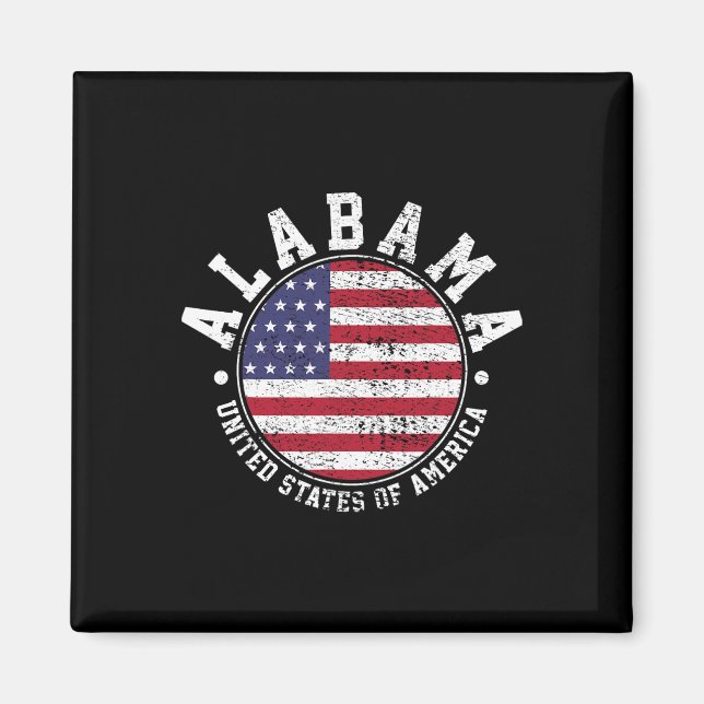 Imã Alabama Vintage (Frente)