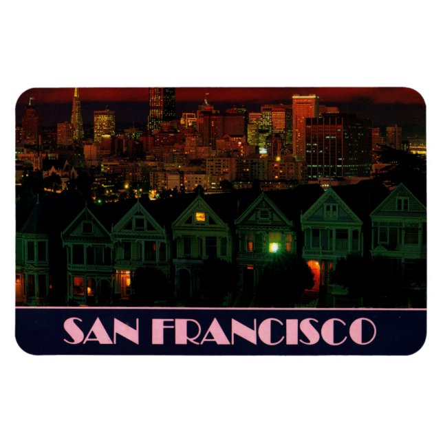 Ímã Alamo Square São Francisco (Horizontal)
