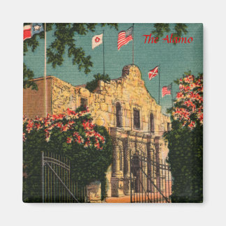 Imã Alamo Vintage Texas Magnet
