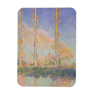 Ímã Álamos, paisagem impressionista, Claude Monet