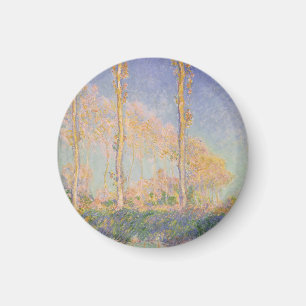 Imã Álamos, paisagem impressionista, Claude Monet