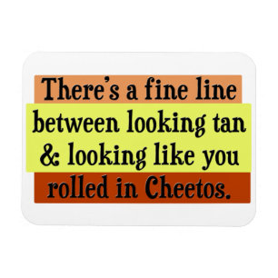 Ímã alaranjado da piada de Tan