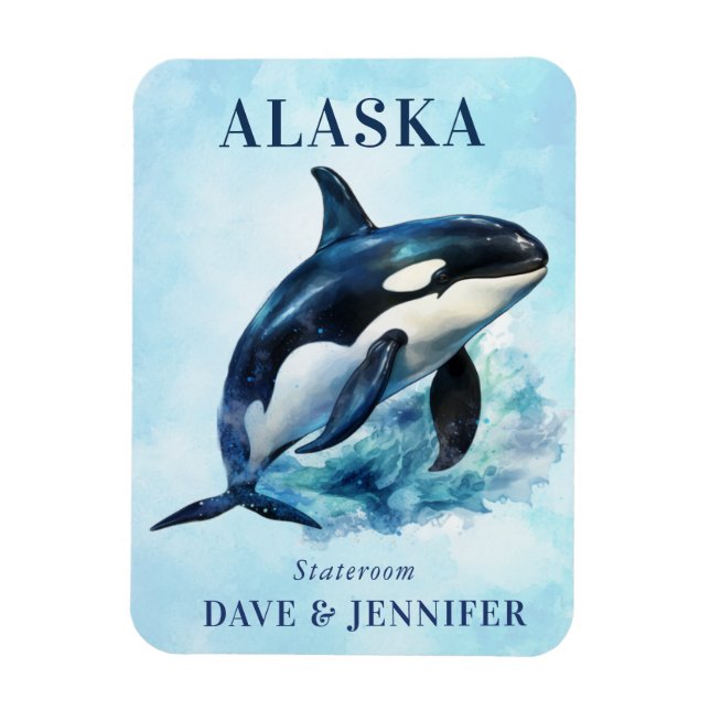 Ímã Alaska Cruise Ship Stateroom Magnet (Vertical)