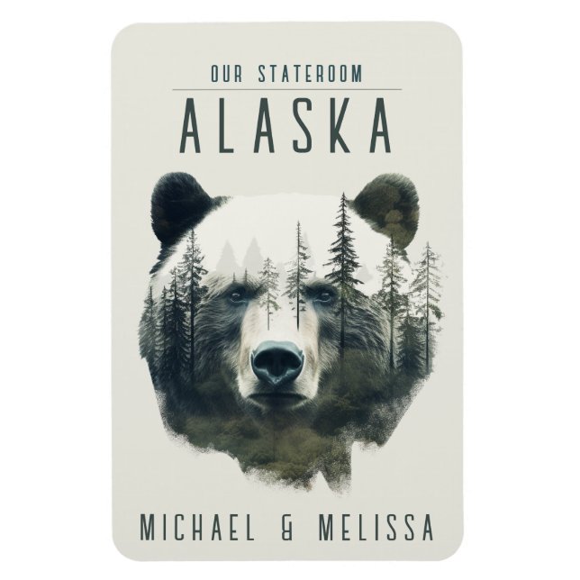 Ímã Alaska Cruise Ship Stateroom Magnet (Vertical)