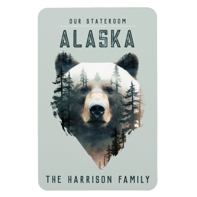 Ímã Alaska Cruise Ship Stateroom Magnet (Vertical)