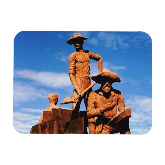 Ímã Alaska Dourada Mineradora Dourada Foto de Rush Pro (Horizontal)