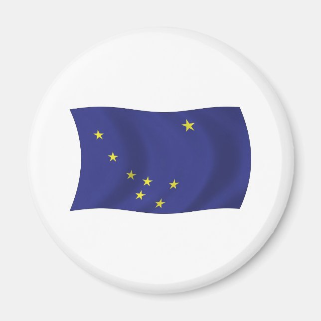 Imã Alaska Flag Magnet (Frente)