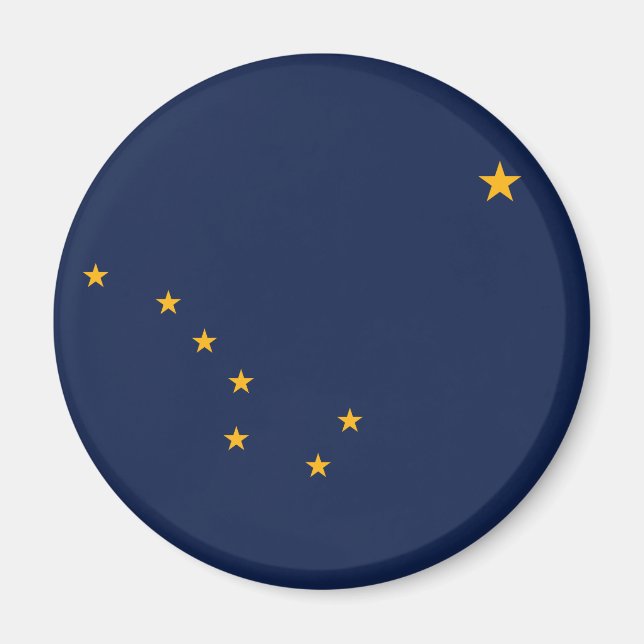 Imã Alaska Flag Magnet (Frente)