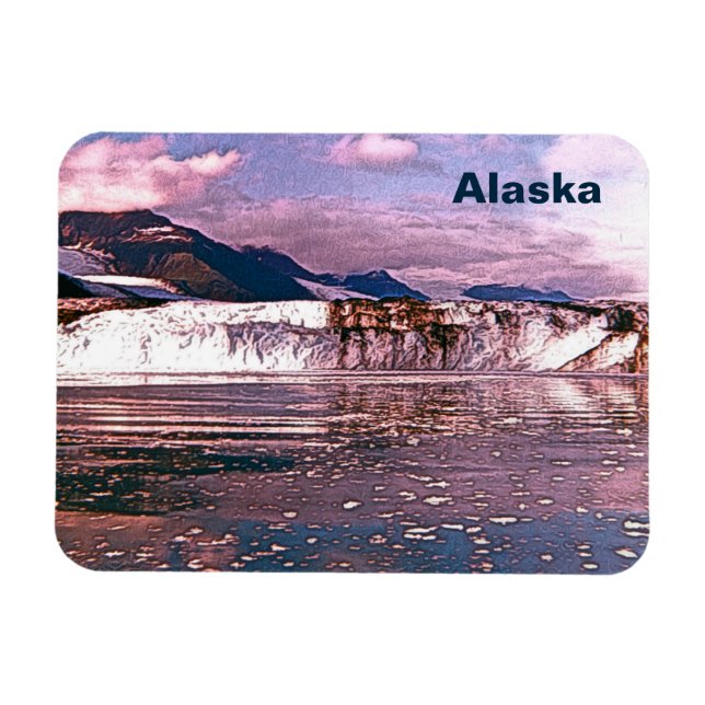 Ímã Alaska Glacier (Horizontal)