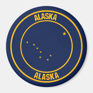 Imã Alaska Round Emblem
