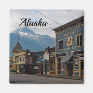 Imã Alaska Skagway Town Buildings Photo