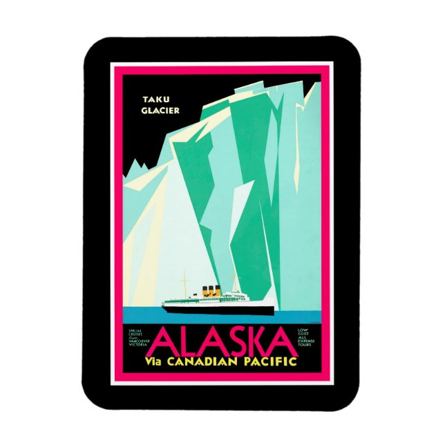 Ímã Alaska Viagem Magnet (Vertical)