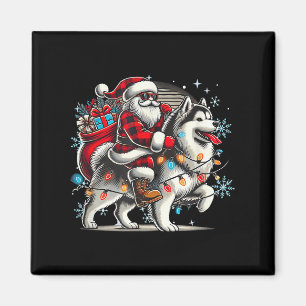 Imã Alaskan Malamute Natal Xmas Alaskan Malamute L