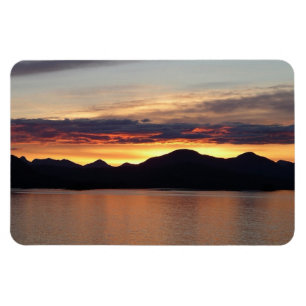 Ímã Alaskan Sunset I Beauful Alaska Photoics