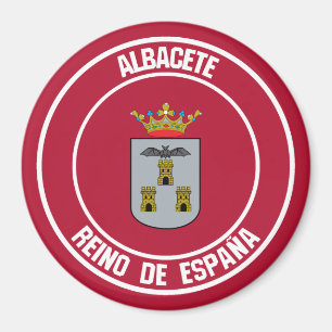 Imã Albacete Round Emblem