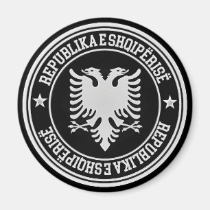 Imã Albânia Round Emblem