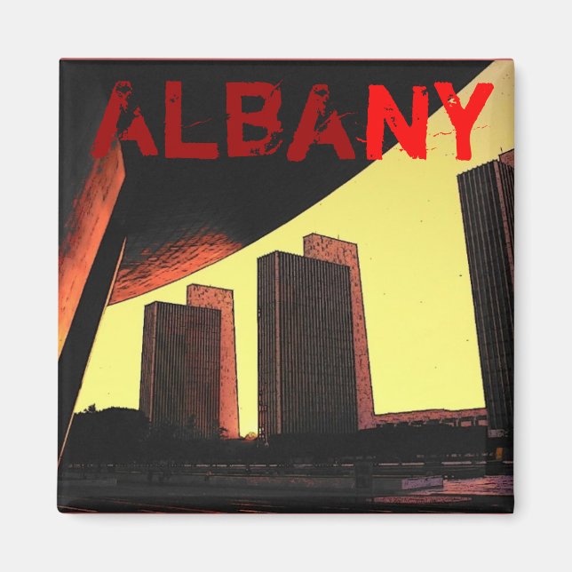 Imã Albany Magnet - Personalizado (Frente)