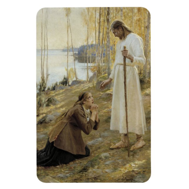 Ímã Albert Edelsense - Cristo e Mary Magdalene (Vertical)