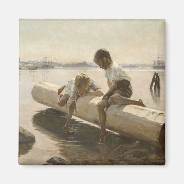 Imã Albert Edelsense - Dois meninos em um registro (Frente)
