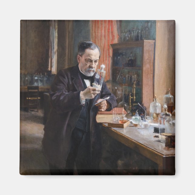 Imã Albert Edelsense - Retrato de Louis Pasteur (Frente)
