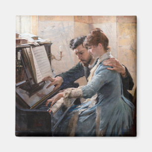 Imã Albert Edelsense - Tocando o Piano