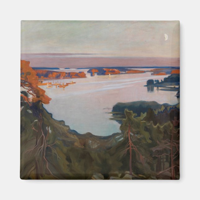 Imã Albert Edelsense - Vista sobre Haikko (Frente)