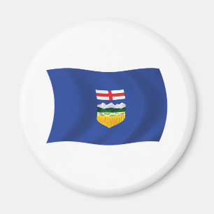 Imã Alberta Flag Magnet