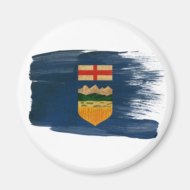 Imã Alberta Flag Magnets (Frente)