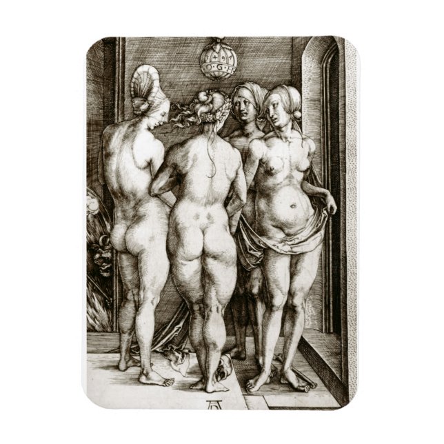 Ímã Albrecht Durer - As Quatro Bruxas (Vertical)