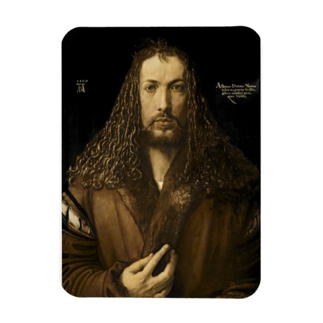 Ímã Albrecht Durer - Autorretrato (Vertical)