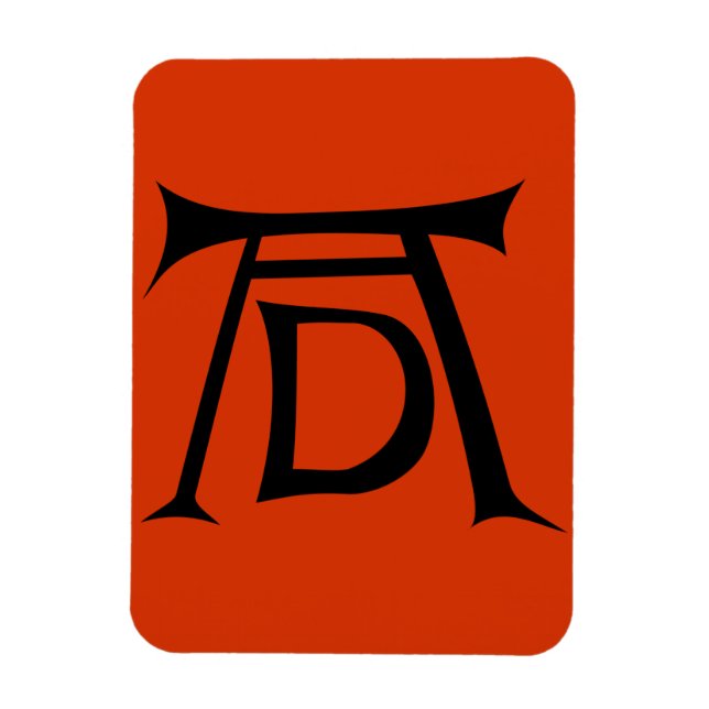 Ímã Albrecht Durer Signature Monograma (Vertical)