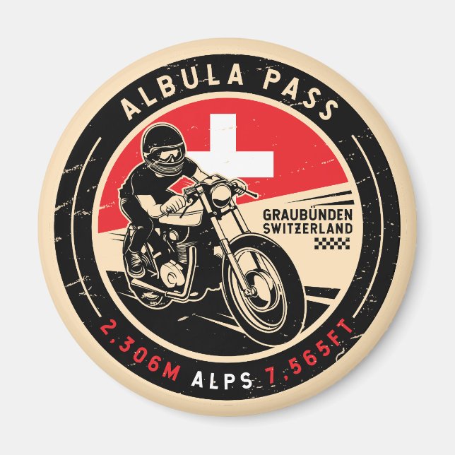 Imã Albula Pass | SUIÇA | Motociclos (Frente)