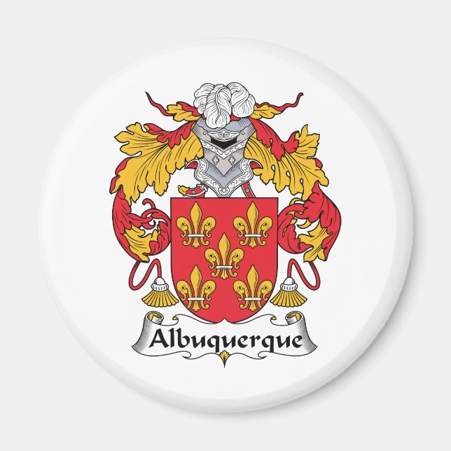 Imã Albuquerque Family Crest (Frente)
