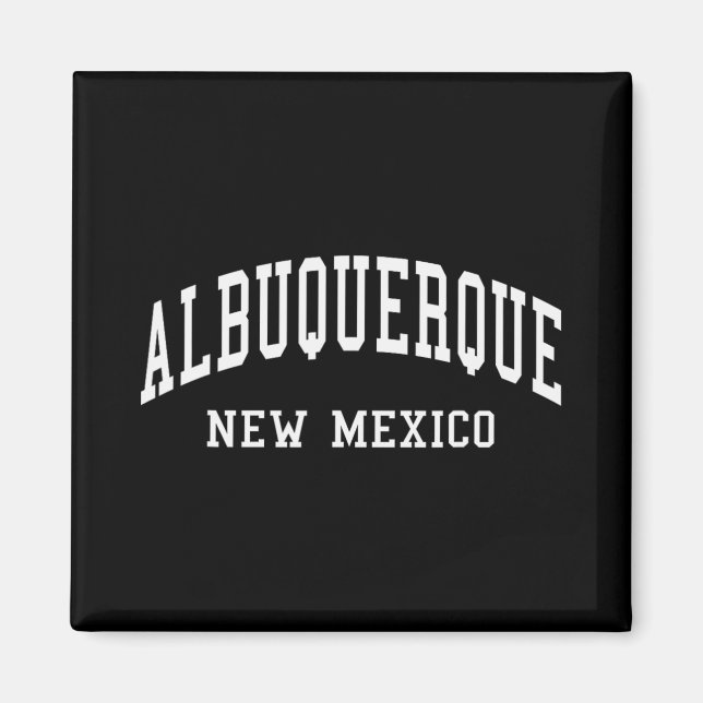 Imã Albuquerque - New Mexico - Throwback Design - Clic (Frente)