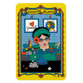 Ímã Alcançando o Magnet do Refrigerador Balance_B_4x6