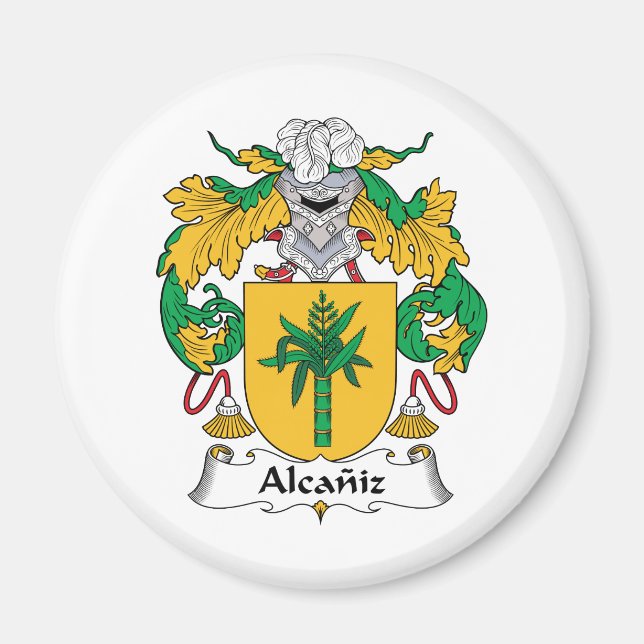 Imã Alcaniz Family Crest (Frente)