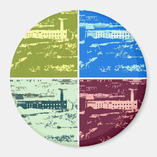 Imã Alcatraz Pop art Magnet