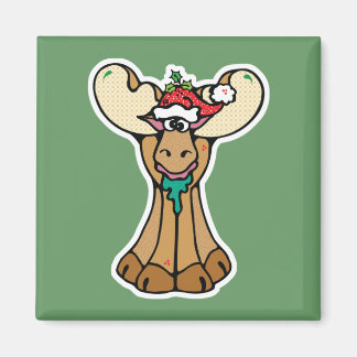 Imã Alce de natal bobo