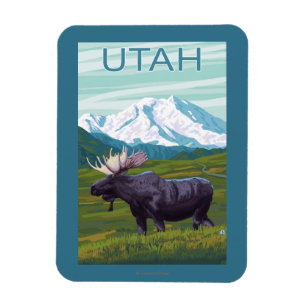 Ímã Alces com MountainUtah