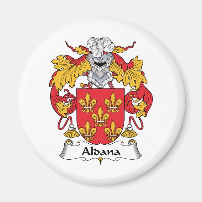 Imã Aldana Family Crest (Frente)