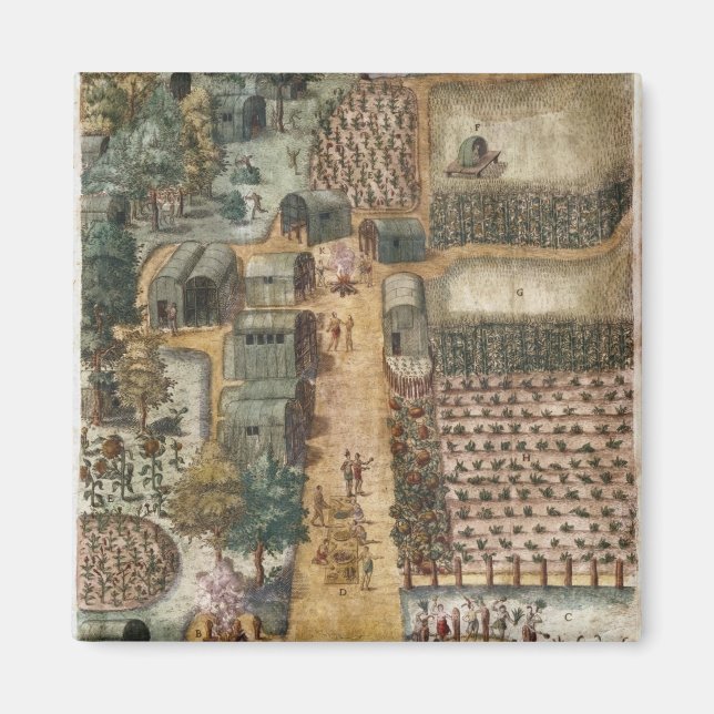 Imã Aldeia indiana de Secoton, c.1570-80 (Frente)