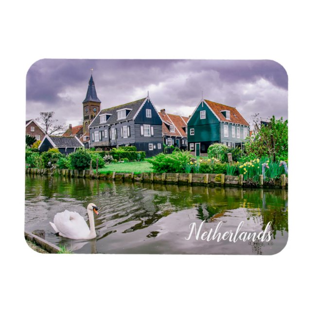 Ímã Aldeia Neerlandesa Marken (Horizontal)
