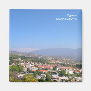 Imã Aldeias nas montanhas de Troodos em Chipre