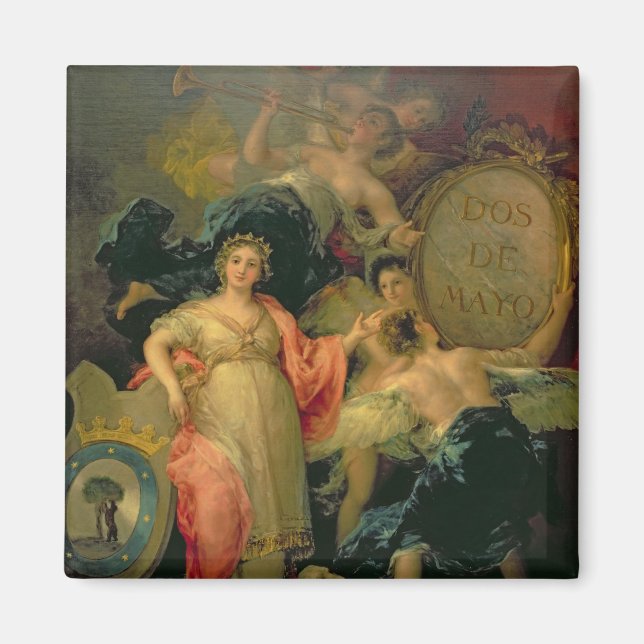 Imã Alegoria da Cidade de Madrid, 1810 (Frente)