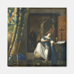 Imã Alegoria de Johannes Vermeer da fé católica
