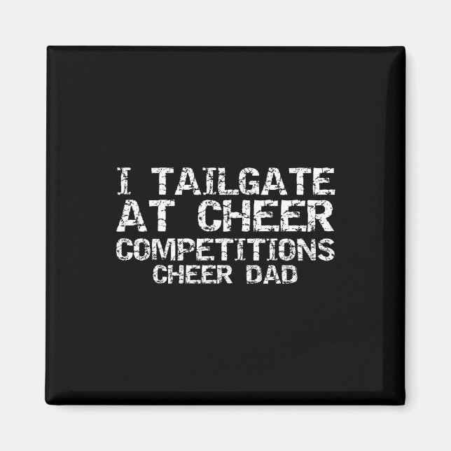 Imã Alegre Pai Eu Faço Tailgate Em Competições De Chee (Frente)