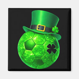 Imã Alegre Trevo Duende de Futebol St Patricks Homens