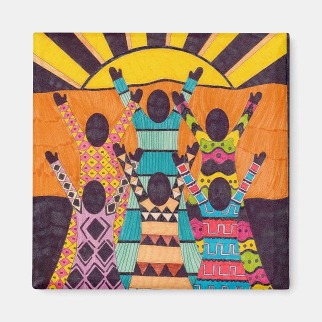 Imã Alegria! Íman (Frente)