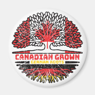 Imã Alemanha Canadense Canadá Árvore Bandeira