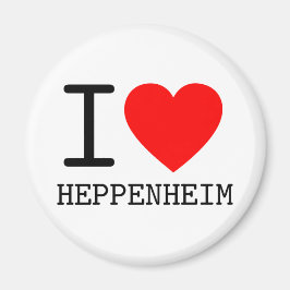 Imã Alemanha Eu amo Heppenheim Bundesland Hessen